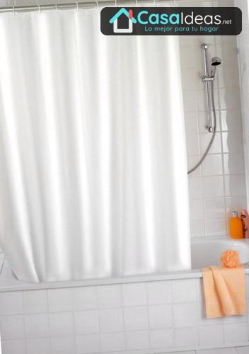 mantener y limpiar la cortina de la ducha