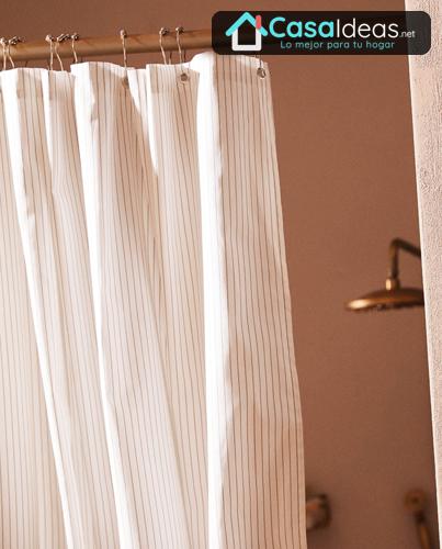 mantener y limpiar la cortina de la ducha