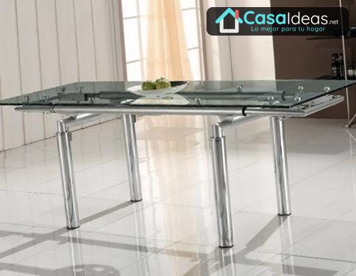 mesas extensibles cristal cocina
