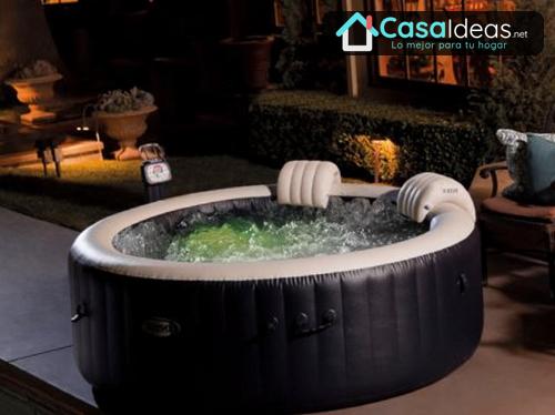 spa gonflable intex pure spa jets+bulles octogonale 4 places assises